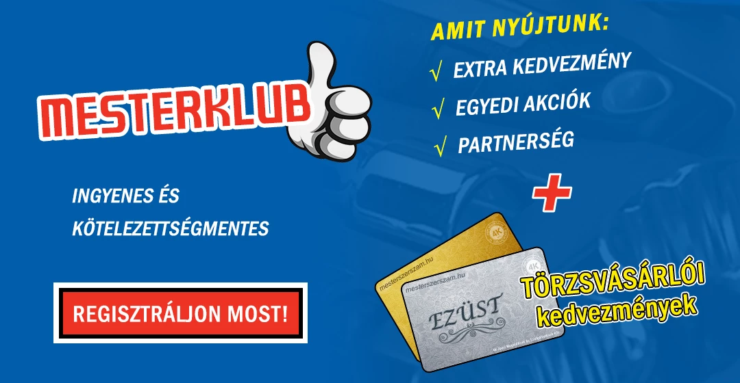 Így lehet Ön is Mesterklub tag - tájékoztató