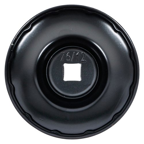 Olajszűrő leszedő kupak, 12 lapú, Ø 76 mm, Fiat, Mercedes-Benz, Renault
