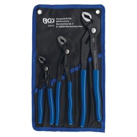 Autóvízpumpa-fogó készlet, 3 részes, nyomógombos