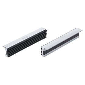   Satu-védőpofák, Alumínium, Szélesség: 150 mm, recézett műanyag bevonattal, 2 darabos