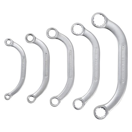 Önindítókulcs készlet, coll méretek, 1/4" - 7/8", 5 darabos