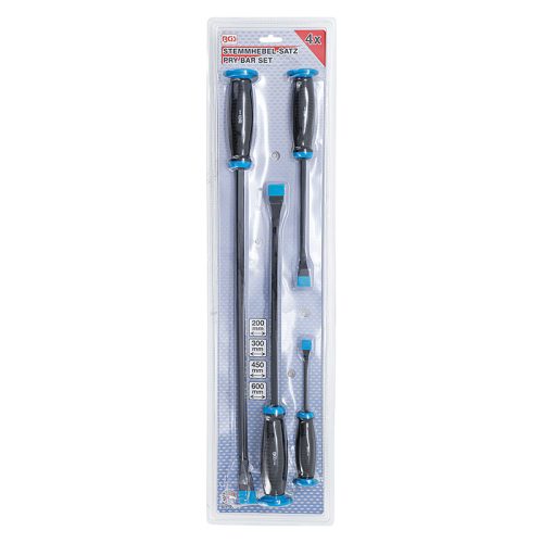 Feszítőkészlet műanyag nyéllel és kézvédővel, 4 darabos