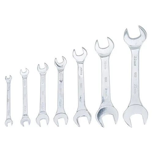 Villáskulcskészlet, extra lapos, 6 - 23 mm, 7 darabos