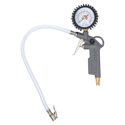 Levegős abroncs felfújó pisztoly, 0 - 8 bar