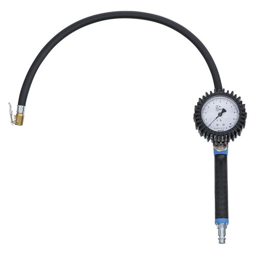 Levegős abroncsfelfújó pisztoly, 0 - 10 bar, professzionális