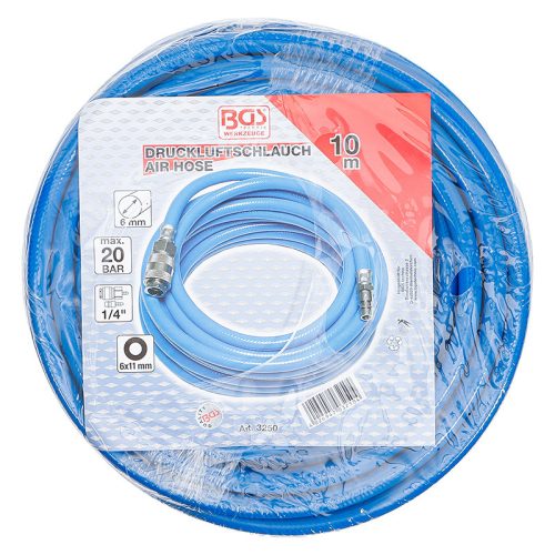 Levegőtömlő, 10 m, átmérő: 6 / 11 mm