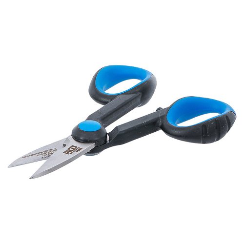 Villanyszerelő-olló, INOX, 145 mm