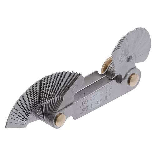 Dupla menetsablon, 52 lap, metrikus 0,25 - 6,0 mm, Whitworth 4G - 62G