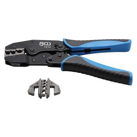   Racsnis krimpelőfogó, Cserélhető szorítóprofil-betétek