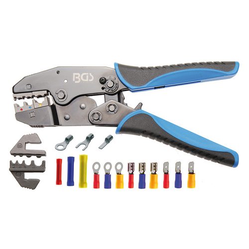 Racsnis krimpelőfogó, Cserélhető szorítóprofil-betétek