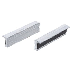   Satu-védőpofák, Alumínium, Szélesség: 125 mm, vízszintes V-profil, 2 darabos