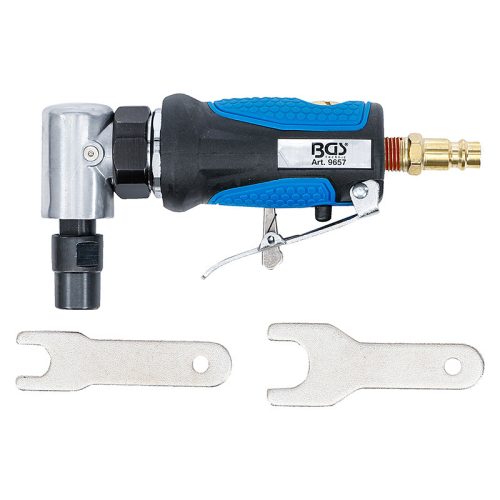 Levegős csiszoló, extra rövid, 90°-ban hajlított, 126 mm