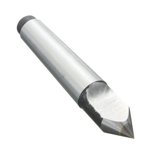Fél állócsúcs keményfém heggyel, 60°, Morse 2