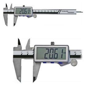   Digitális tolómérő extra nagy kijelzővel, 150 mm, 3V, DIN862