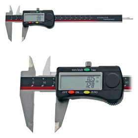 Digitális tolómérő, 0 - 150 mm, törtszám kijelzés