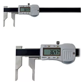   Digitális belső tolómérő vékony mérőpofával, PRESET funkcióval, fémházas, 5-150 mm, 3V