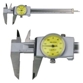 Órás tolómérő, 0 - 150 mm / 0,01 mm, inox, DIN862