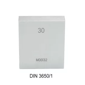   Acél mérőhasáb, 16,0 mm, pontossági osztály: 1, DIN3650/1