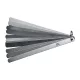 Hézagmérő készlet, 150 mm hosszú, 0,1 - 2,0 mm, 20 lapos