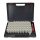 Mérőcsap készlet, 1,01 - 2,00 mm, acél, pontosság: ± 0,004 mm, tartóval