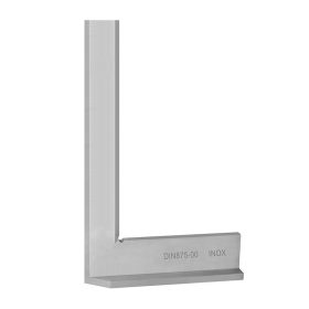   Precíziós talpas élderékszög, inox, 50 x 40 mm, DIN875/00