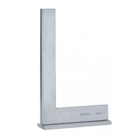 Precíziós talpas derékszög, inox, 50 x 40 mm, DIN875/1