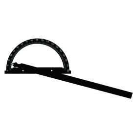 Szögmérő, 80 x 120 mm, alumínium