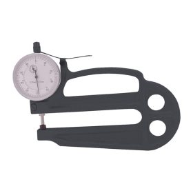   Vastagságmérő, 0 - 10 / 0,01 mm, lapos tárcsa, torokmélység: 120 mm