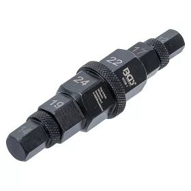   Speciális Motorkerékpár dugókulcs fej, 3/8", 12 - 24 mm