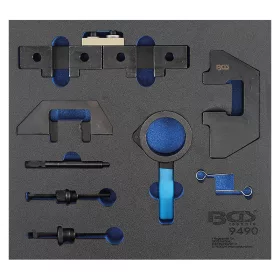   Motorvezérlés-beállító szerszámkészlet, BMW M42, M43, M50, M52, M60, M51 típusokhoz, tálcán