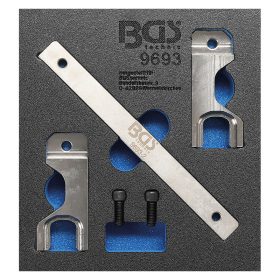   Kiegyenlítőtengely beállító szerszám készlet, Mercedes-Benz OM651, tálcán