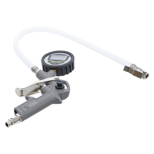 Levegős abroncsfelfújó pisztoly, digitális, 0 - 8 bar