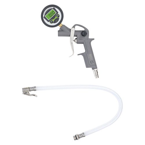 Levegős abroncsfelfújó pisztoly, digitális, 0 - 8 bar