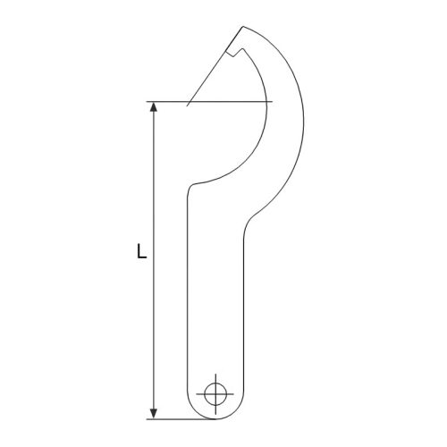 Patronkulcs ER32 patronhoz, kampós