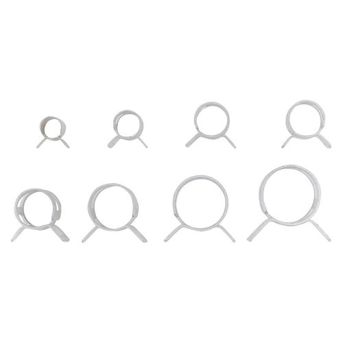 Rugószalagos tömlőbilincs készlet, 80 darabos