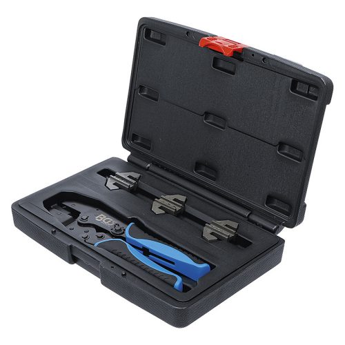 Krimpelőfogó-készlet, MC3 / MC4 / Tyco szolár dugóscsatlakozó, 4 darabos