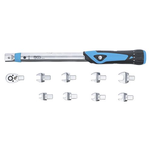 Nyomatékkulcs-készlet, 1/4", 10 - 50 Nm, 10 darabos