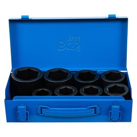   Levegős dugókulcskészlet hatszögletű, 1", 27 - 50 mm, 8 darabos