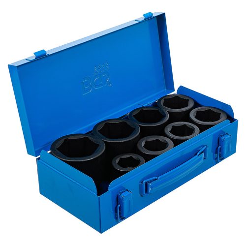 Levegős dugókulcskészlet hatszögletű, 1", 27 - 50 mm, 8 darabos