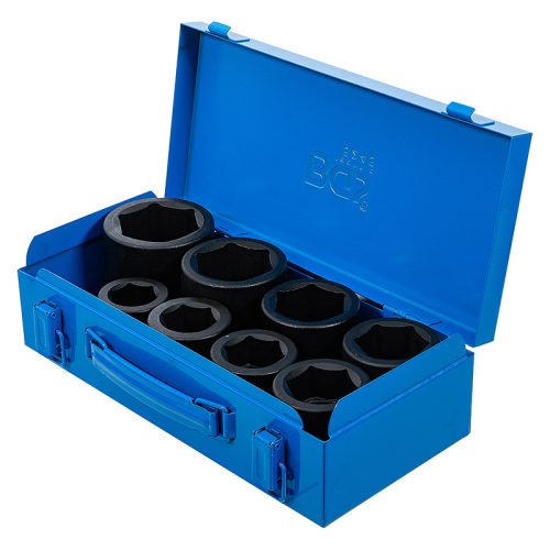 Levegős dugókulcskészlet hatszögletű, 1", 27 - 50 mm, 8 darabos