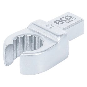   Csillagfej nyomatékkulcshoz, nyitott, 13 mm, Befogó 9 x 12 mm