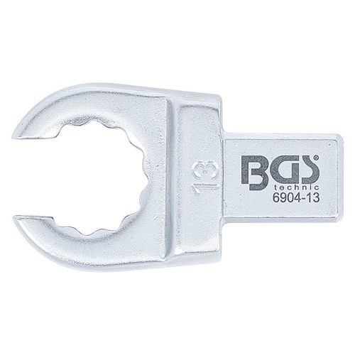 Csillagfej nyomatékkulcshoz, nyitott, 13 mm, Befogó 9 x 12 mm