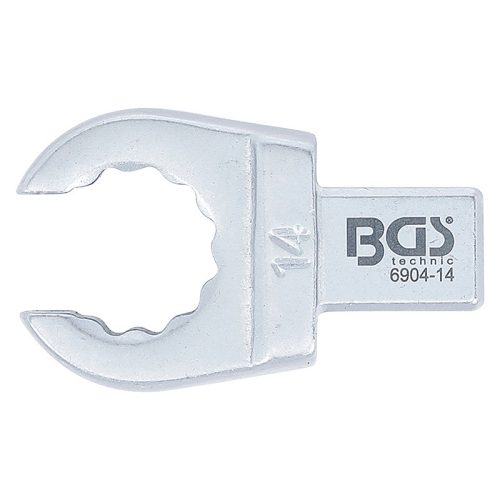 Csillagfej nyomatékkulcshoz, nyitott, 14 mm, Befogó 9 x 12 mm