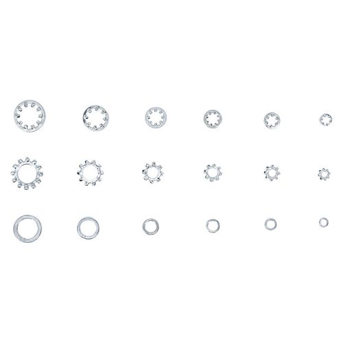 Rugós alátét készlet, 720 darabos