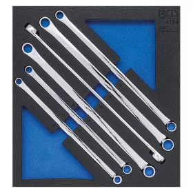   Csillagkulcs-készlet, extra hosszú, 10 x 11 - 22 x 24 mm, 6 darabos, tálcán