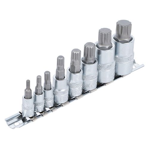 Behajtófej-készlet, (XZN), M4 - M16, 8 darabos