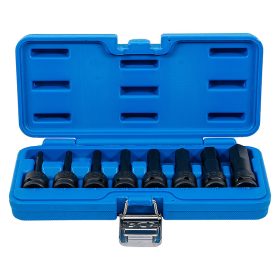   Levegős bit-dugókulcskészlet, 1/2", Belső hatszögletű 5 - 19 mm, 8 darabos