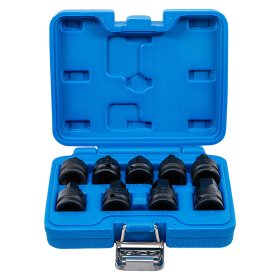   Levegős bit-dugókulcskészlet, 1/2", Belső hatszögletű 5 - 19 mm, 9 darabos