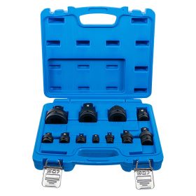   Levegős dugókulcs-átalakító és gömbcsukló készlet, 1/4" - 1", 11 darabos