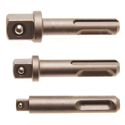 Adapterkészlet, SDS - 1/4" - 3/8" - 1/2", 3 darabos (BGS-8214)